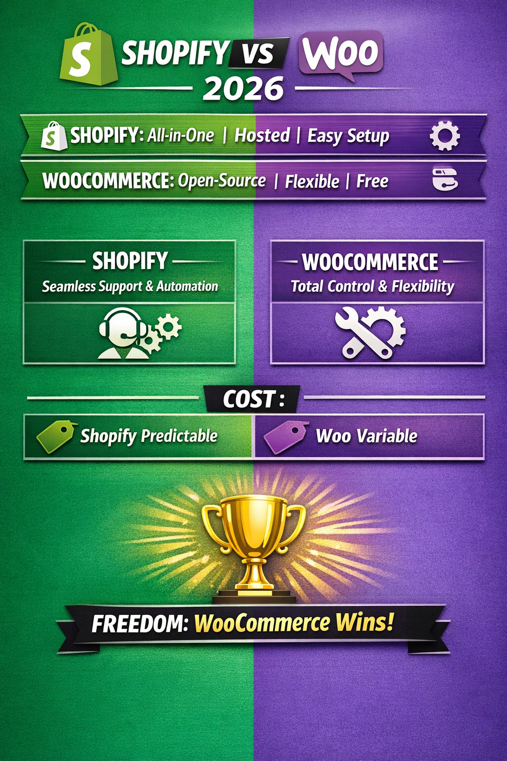 WooCommerce vs Shopify Development WooCommerce vs Shopify Development